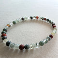 Achat Moosachat Kugelarmband 4 mm