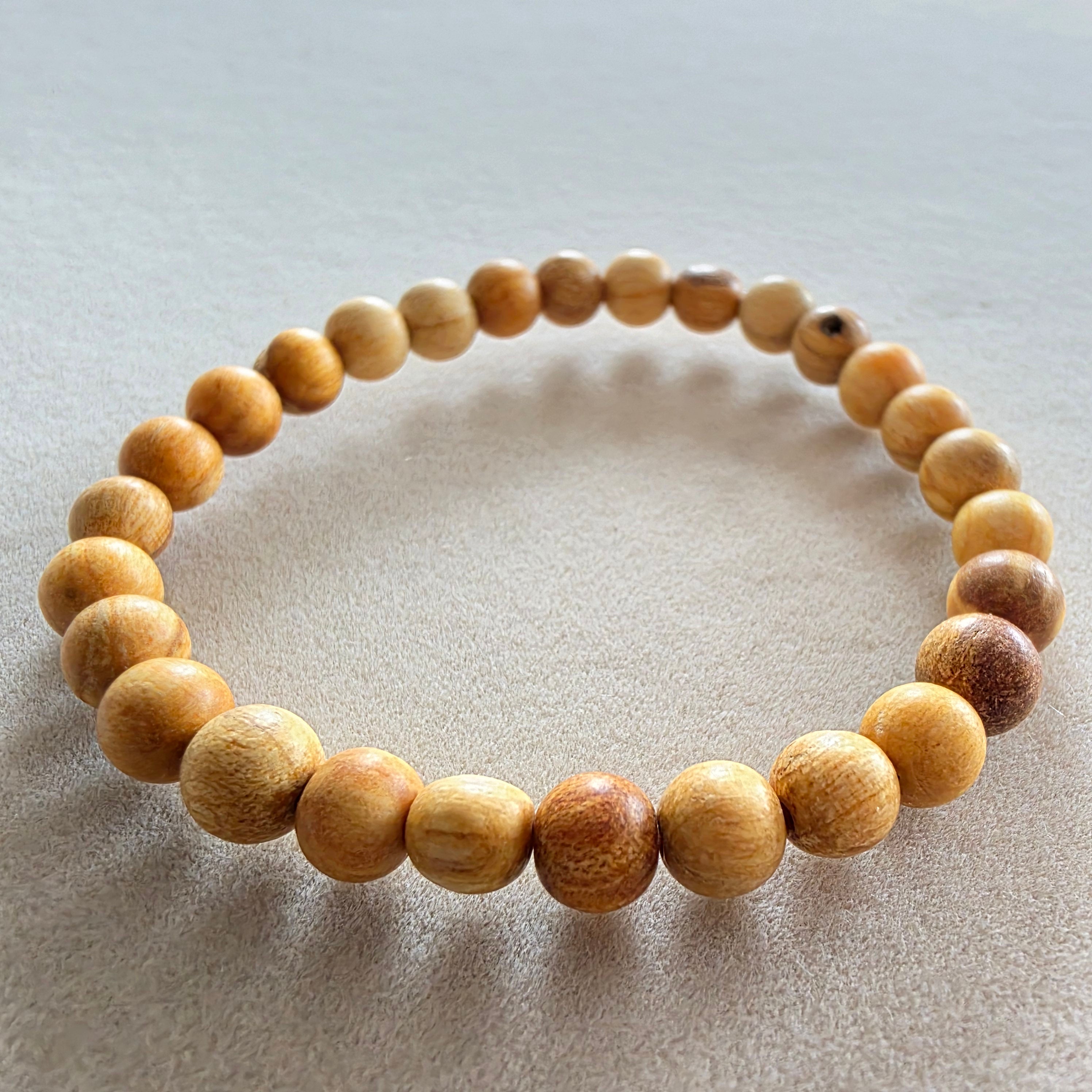 Palo Santo Kugelarmband in verschiedenen Variationen