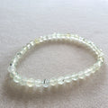 Prehnit Kugelarmband 4 mm facettiert