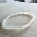 Selenit Kugelarmband in verschiedenen Größen 4mm-6mm