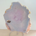 Amethyst rosa +/- 0,507 kg 12,5x11x3,5 cm