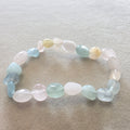 Beryll Trommelstein Armband ± 4 mm