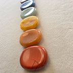 Yogi & Yogini Naturals – Set 7 Chakra Sorgensteine (Taschenformat) – ca. 2 cm